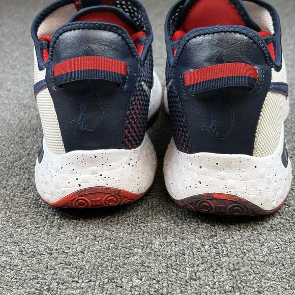Nike PG 4 USA Basketball Shoes CD5079-101 White Obsidian Red Mens Size 11 main image 8